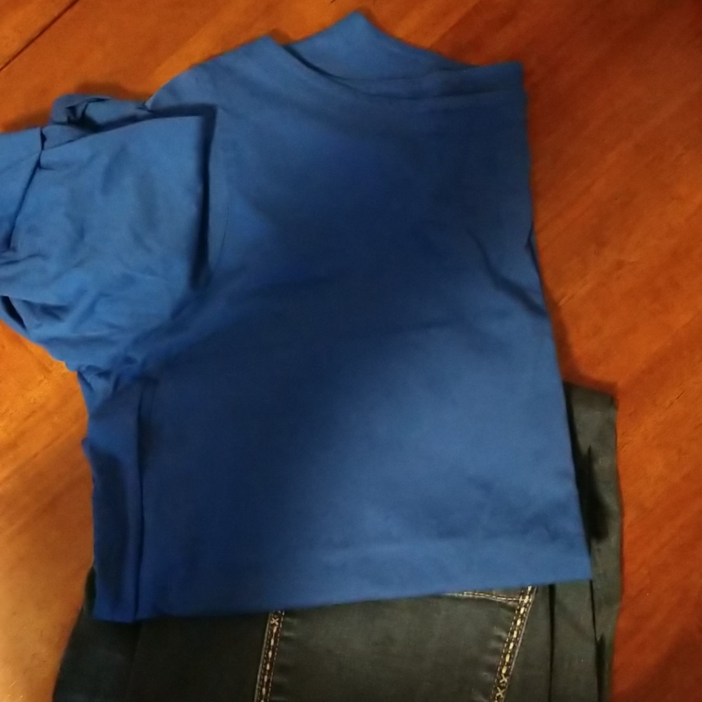 Woman Within Size 18/20 Boatneck T-shirt